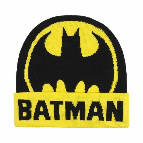 Børnehat Batman Sort