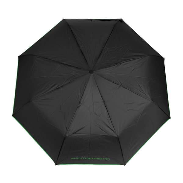 Foldbar Paraply Benetton Sort (Ø 94 cm)