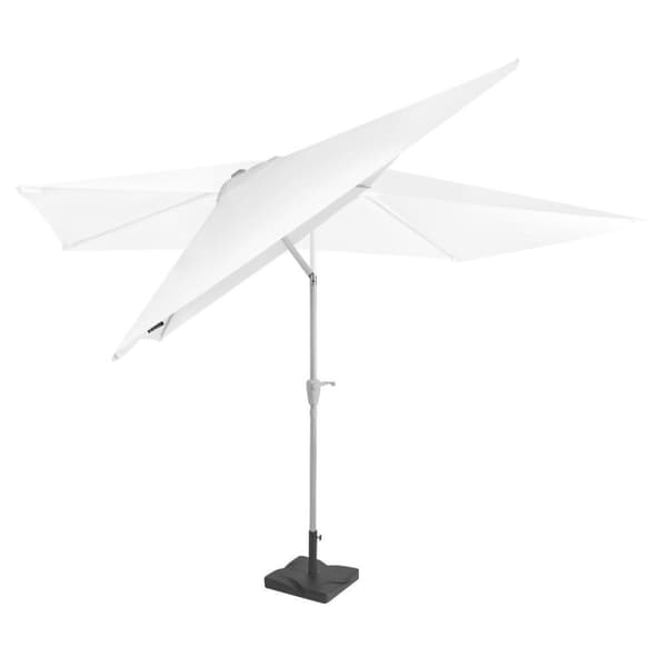 VONROC Parasoll Rapallo 200x300 cm – Inkl. Fot & Överdrag – Vevsystem & Vinklingsbart – UV-skydd 50+