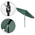 Miniatyrbillede 6 af 8: Parasol - polyester - vipbar - 300 cm - grøn