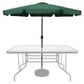 Miniatyrbillede 7 af 8: Parasol - polyester - vipbar - 300 cm - grøn