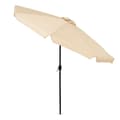 Miniatyrbillede 4 af 9: Parasol - vandtæt polyester - vipbar - 300 cm - beige