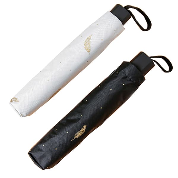 Praktiskt & Hållbart Paraply (Golden Feather)