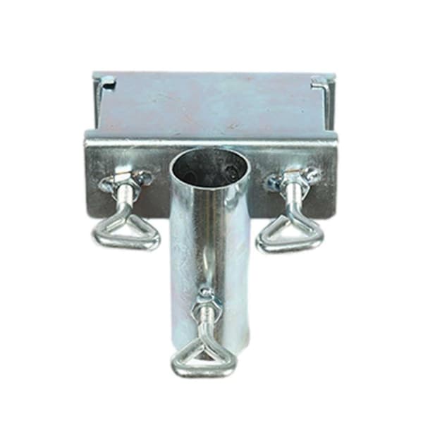 Dekk paraplyklemme, Patio Paraply Stand Clip, Balkong Parasoll Holder Sølv