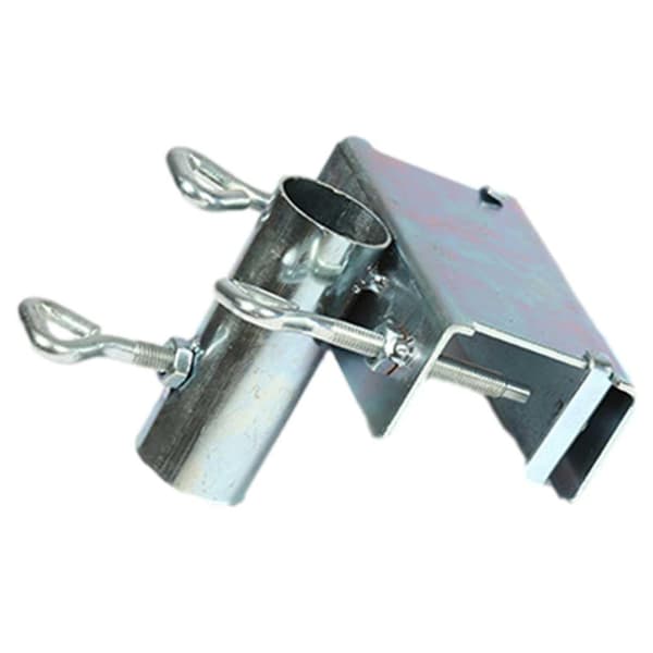 Dekk paraplyklemme, Patio Paraply Stand Clip, Balkong Parasoll Holder Sølv