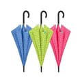 Miniatyrbillede 1 af 2: Paraply Perletti 61/8 Fluorescerende Frø Mikrofiber 102 cm