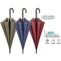 Miniatyrbillede 2 af 2: Paraply Perletti 61/8 Glat Med trimme Mikrofiber 102 cm