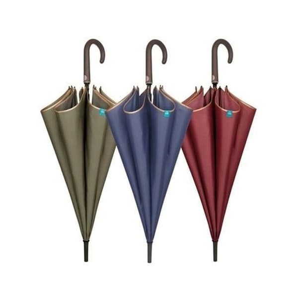 Paraply Perletti 61/8 Glat Med trimme Mikrofiber 102 cm