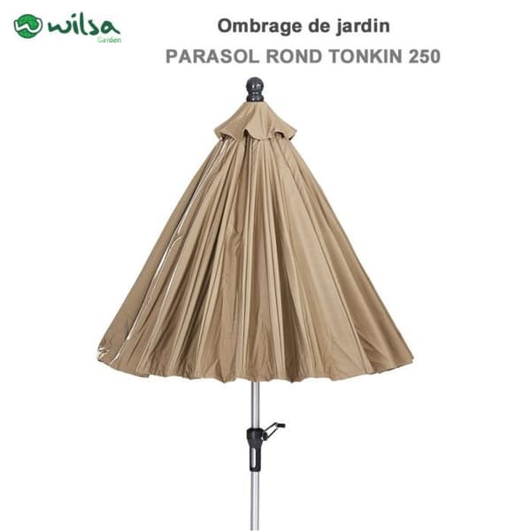 Runt parasoll "Tonkin" 250 cm Wilsa Garden