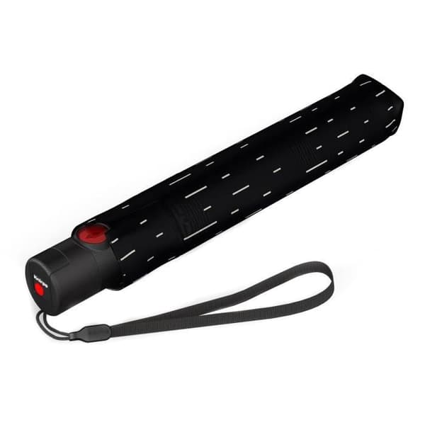 Knirps U.200 Ultralätt Duomatic Regn Svart [122007] - paraply paraply