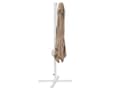 Miniatyrbillede 8 af 11: Hængeparasol Beige Hvid Polyester Aluminium ø 235 x 250 cm Firkantet Kæmpe Parasol med Tilt Vippefunktion UV-bestandig Moderne til Haven