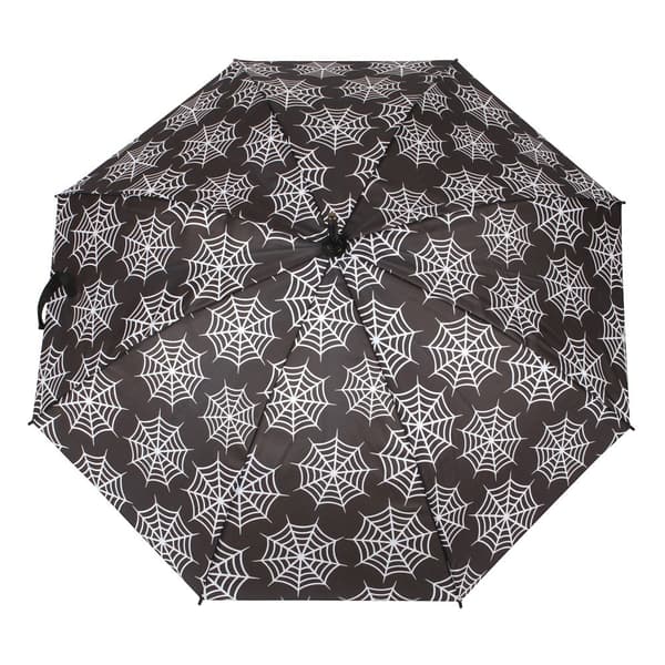 Something Different Spider Web All-Over Print Stick Umbrella