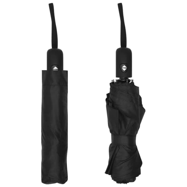 Parasoll & paraplyer - Living Paraply automatisk hopfällbart svart 95 cm