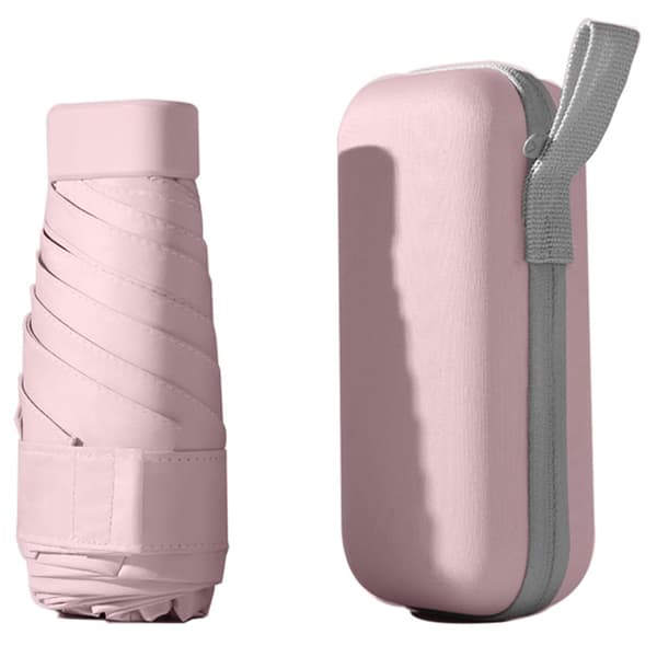 Kompakt och Stilrent Mini Paraply med UV-skydd i Flera Färger