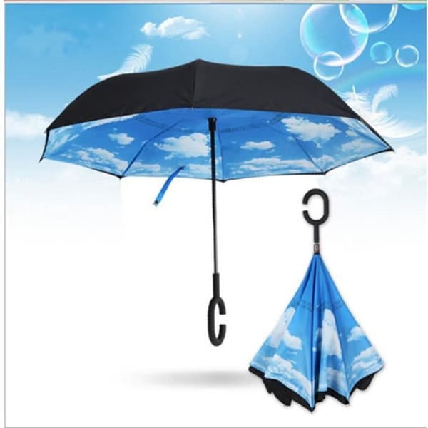 Paraply - Creative - Reverse C Type - Handsfree - Dubbel canvas - Anti-wind