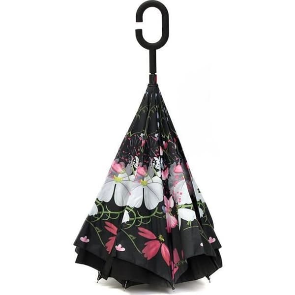 Paraply - C - Blomster Demon Mönster - Automatisk - Anti-UV - Handsfree