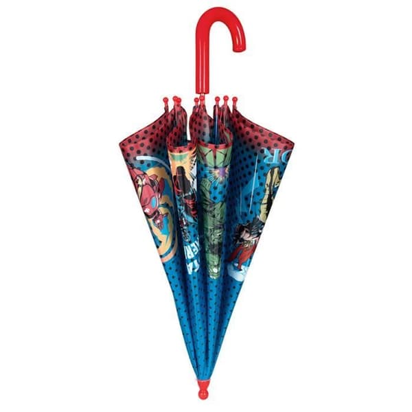 Marvel paraply Avengers 76 cm pojkar blå/röd