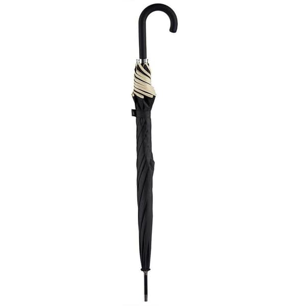 Paraply Svart Kräm Metall Fibrer 95 x 95 x 86 cm (12 antal)