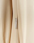 Miniatyrbillede 7 af 8: Haveparasol beige polyesterstof hvid aluminiumsrør ⌀ 245 cm moderne stil udendørsbrug