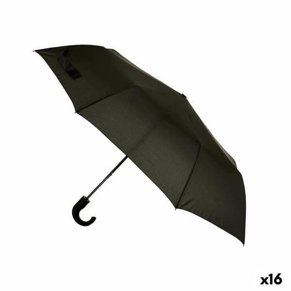 Paraply Svart Metall Tyg 100 x 100 x 62 cm (16 antal)