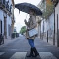 Miniatyrbillede 7 af 11: Paraply med LED og omvendt lukning Folbrella InnovaGoods
