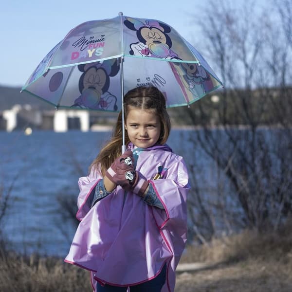 Paraply Minnie Mouse Ø 71 cm Turkisblå