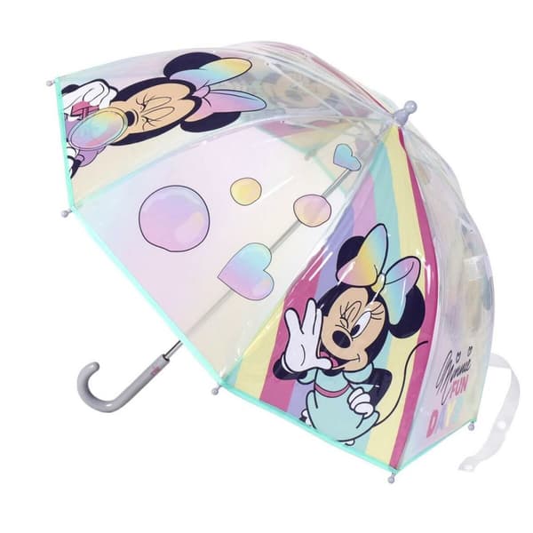 Paraply Minnie Mouse Ø 71 cm Turkisblå