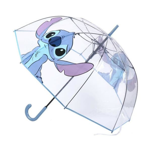 Sateenvarjot Stitch Aikuinen Ø 89 cm Blue 100 % POE