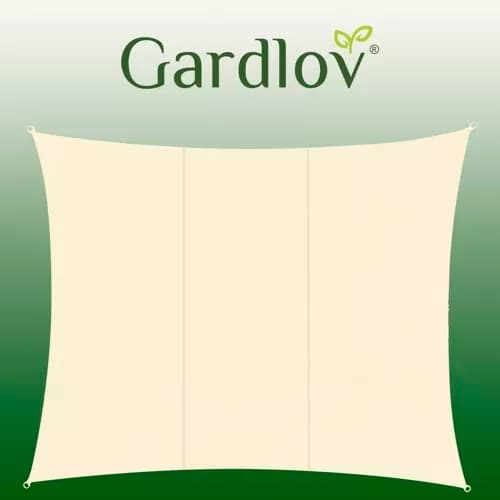 Skuggsegel 4x3m - beige Gardlov 23144