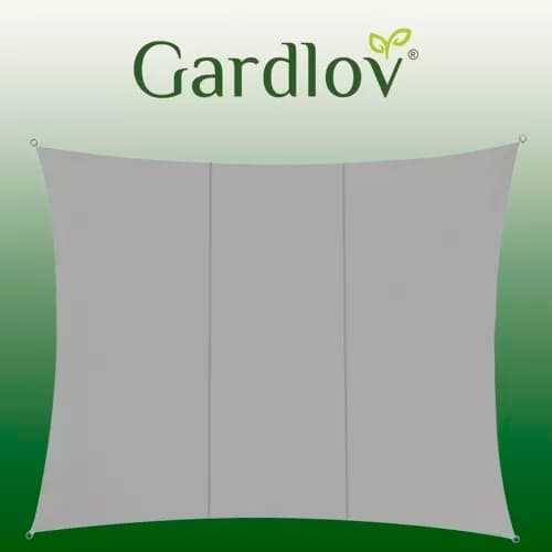 Skyggeseil 4x3m - grå Gardlov 23143