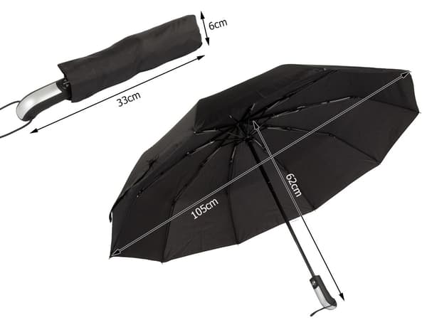 Paraply hopfällbart paraply automatisk stor xl unisex