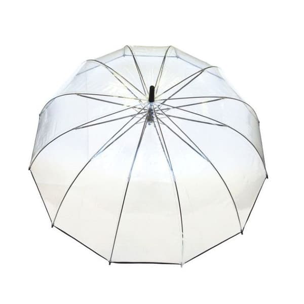 Paraply - Smati - Transparent - Vindbeständig - Automatisk öppning - 88 cm