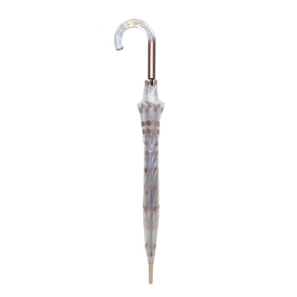 Paraply - SMATI - Transparent - Automatisk - 85 cm - Koppar