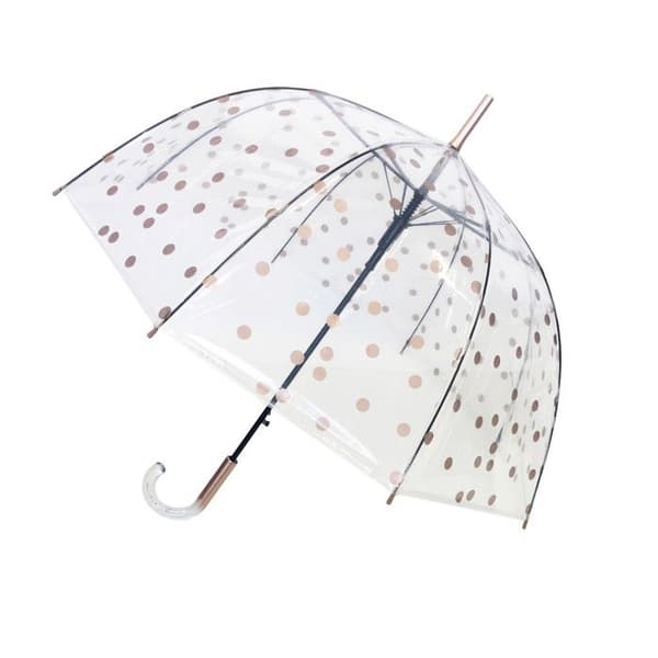Paraply - SMATI - Transparent - Automatisk - 85 cm - Koppar