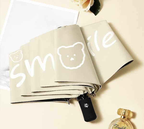 Paraplyer med olika mönster! Stilren på utsidan, kreativ på insidan AUTOMAT SMILE 2