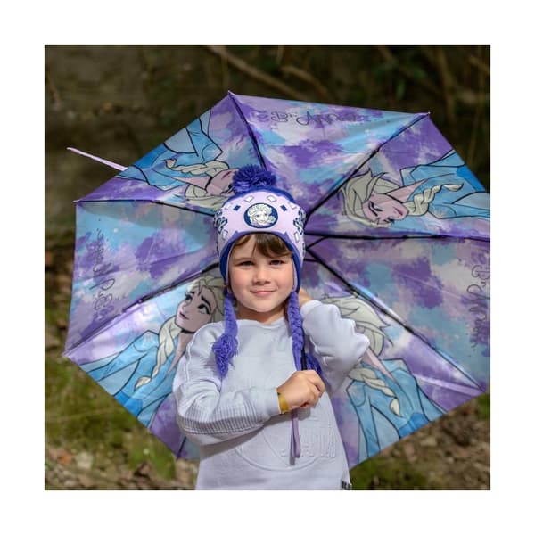 Foldbar Paraply Frozen Lilla (Ø 92 cm)