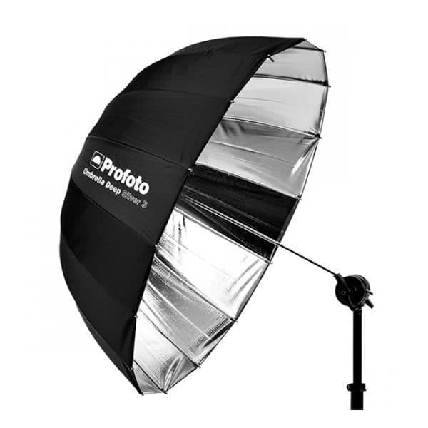 Paraply - Profoto - Djup Silver - 85cm - Manuel - Lätt och bärbar