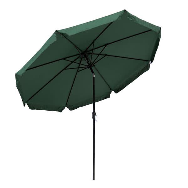 Elegant Grøn Vippehaveparasol, 300cm, UV-beskyttelse & Regntæt