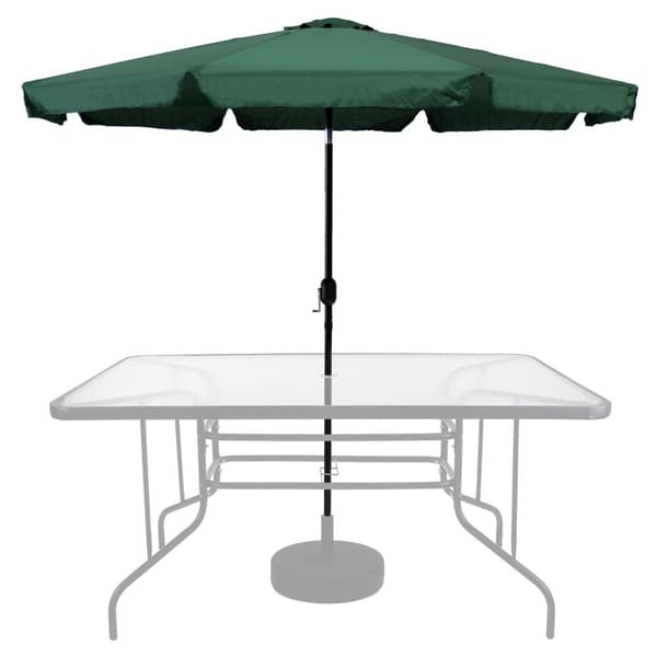Elegant Grøn Vippehaveparasol, 300cm, UV-beskyttelse & Regntæt