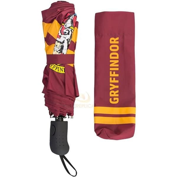 Cinereplicas Harry Potter - Gryffindor Paraply - Automatisk öppning och vikning - 112 cm - Officiellt licensierad