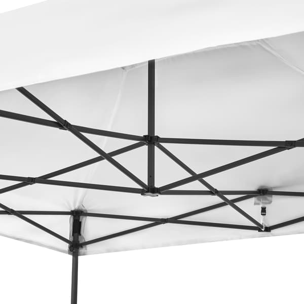 VONROC Easy-Up Party Telt - 3x3 m | Sæt inkl. sidevægge - Hvid