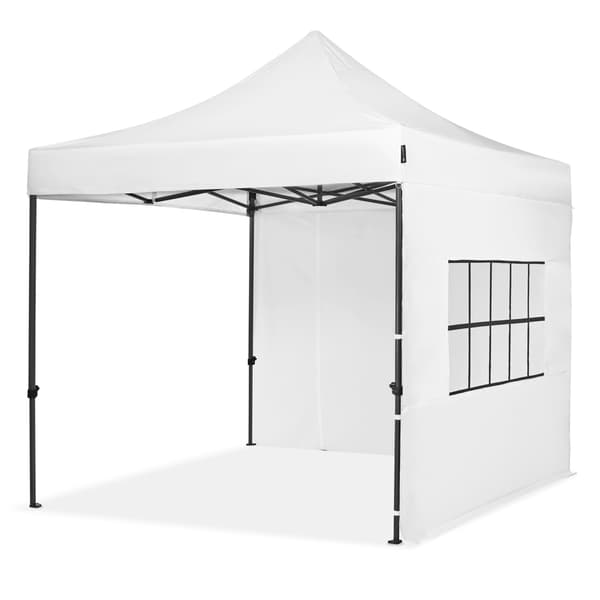VONROC Easy-Up Party Telt - 3x3 m | Sæt inkl. sidevægge - Hvid