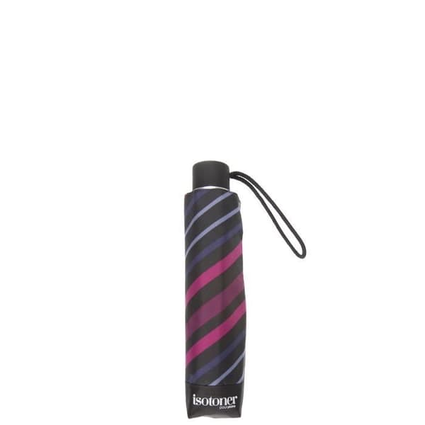Paraply - ISOTONER - 09189-RDI-ST - Diagonal rand - X-TRA SEC-teknologi - Ultra vattenavvisande