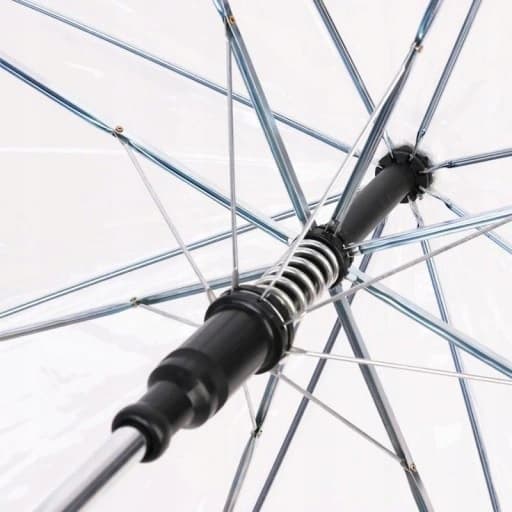 TRANSPARENT BRÖLLOPSPARASOLL STORT BRÖLLOPSPARASOLL för bilder 117cm bröllop XXL