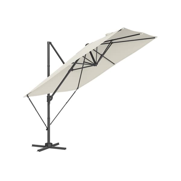 Paraply, SONGMICS Solparaply, 270x270 cm, Creme