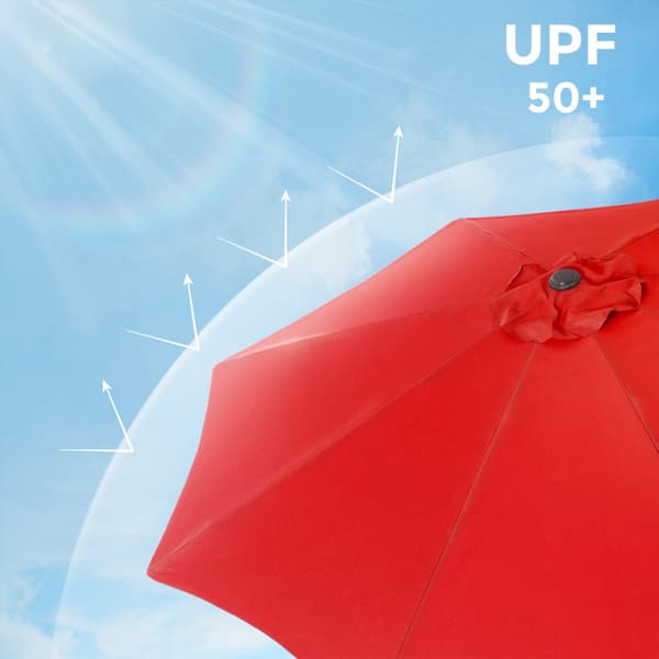 Parasol, Songmics, Ø 300 cm, Beige