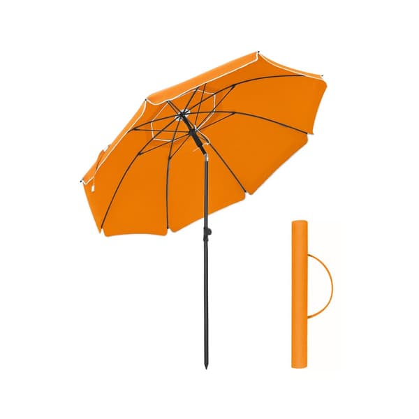 Parasoll, SONGMICS, Ø 160 cm, Blå