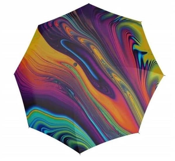 Doppler Lila Rosa Ficks paraply för kvinna och man - Modern.Art Magic Mini Pride Cool Pastell 194922