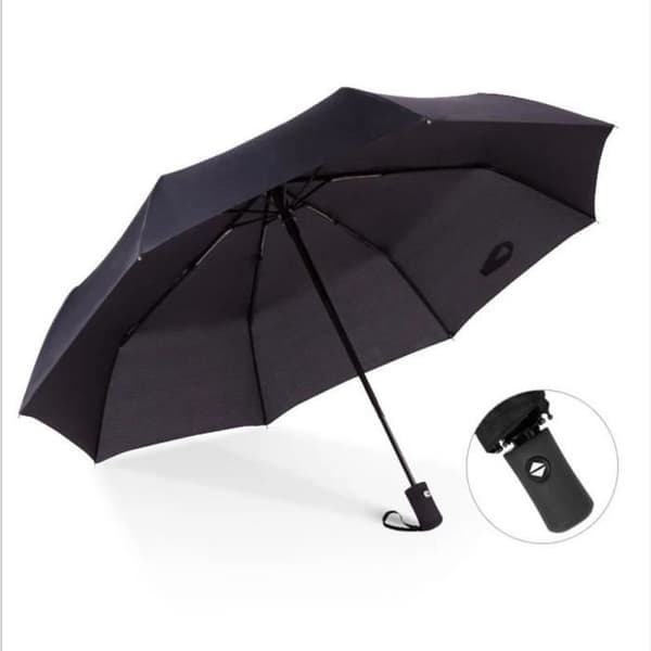 Fällbart paraply - Svart - Automatisk - Anti-vind - Unisex - Kompakt och lätt