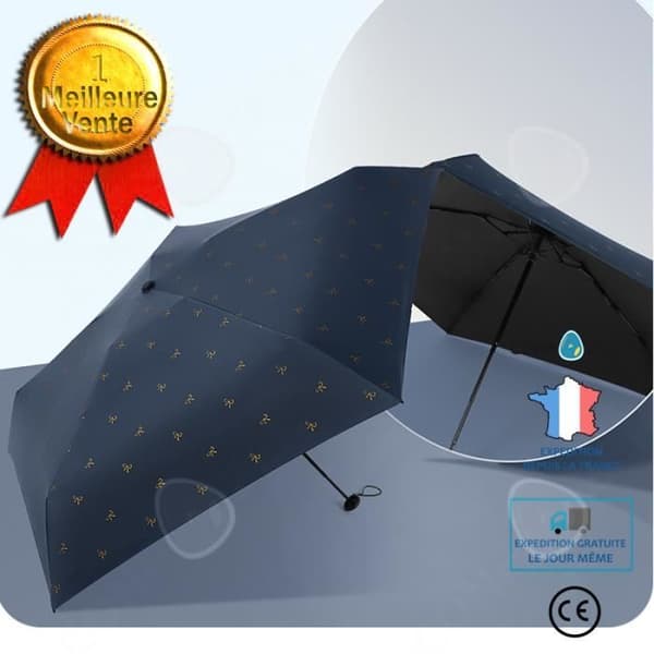CONFO® 50 % RABATT Ultralätt anti-UV paraply svart lim tumparaply sovparaply